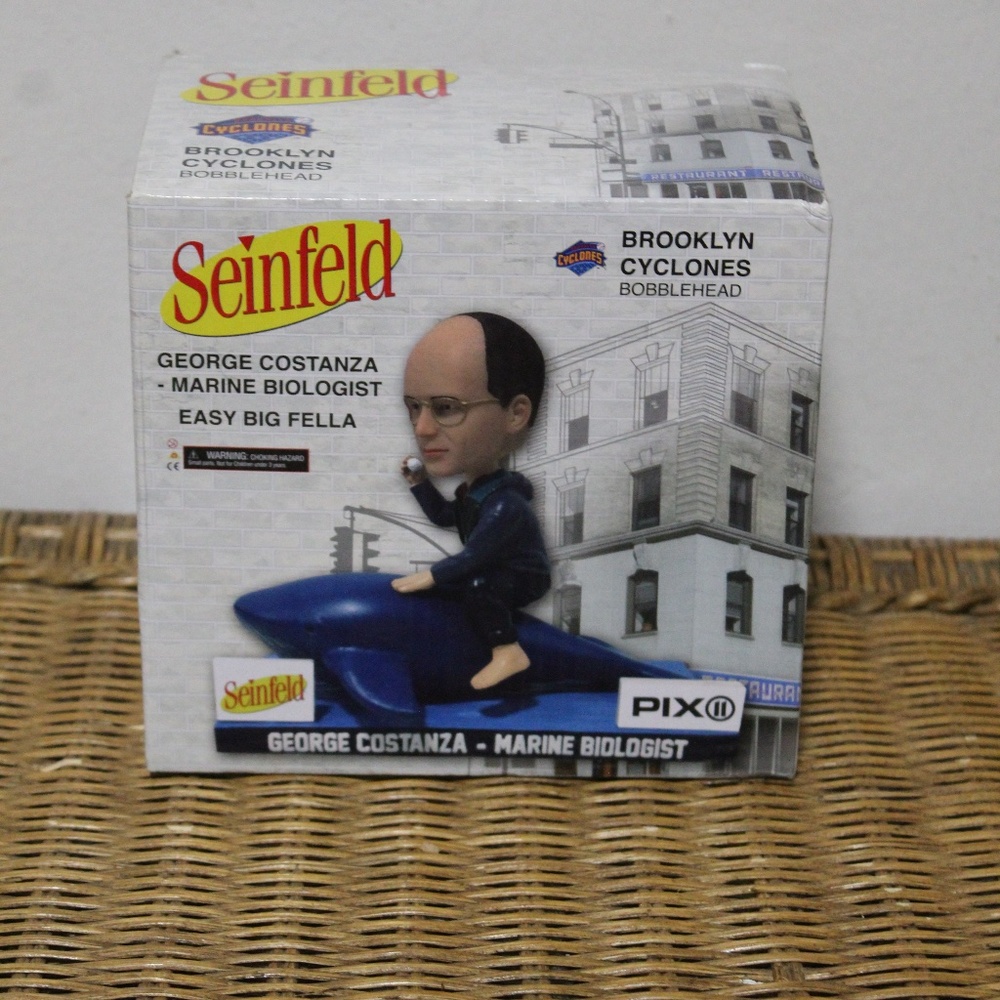 Seinfeld. Brookly Cyclones Bobblehead. George Costanza - Marine Biologist.